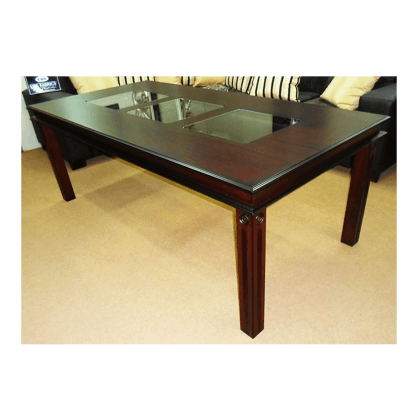 Zimbali Glass Top Dining Table